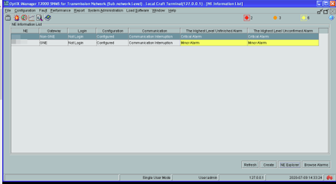 Рис.2 Окно программы IManager T2000LCT-Client